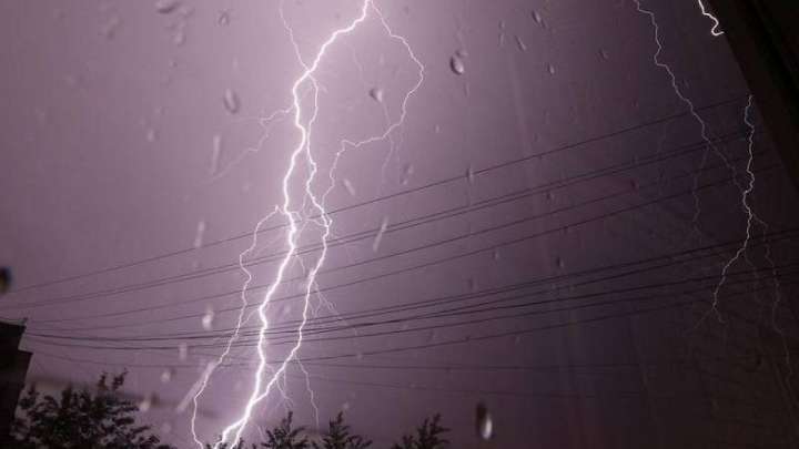 Ақтөбеде найзағай түсіп, бір адам көз жұмды