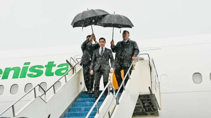 Түрікменстан президенті Сердар Бердімұхамедов Астанаға келді 