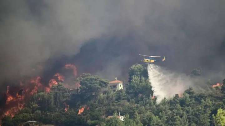 Грекияда алапат өрт. Бірнеше қала тұрғыны көшірілді