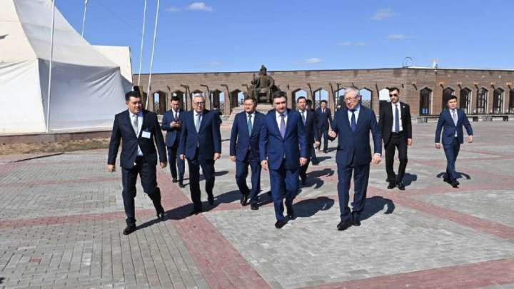 Жошы ұлысына 800 жыл: Олжас Бектенов Ұлытаудағы тарихи-мәдени кешенге барды