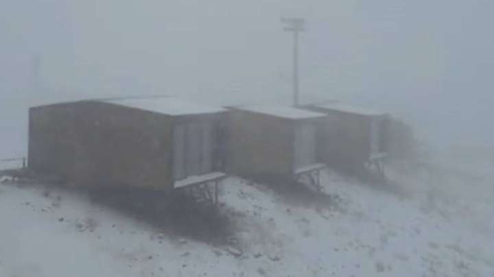 Алматыда қар жауды