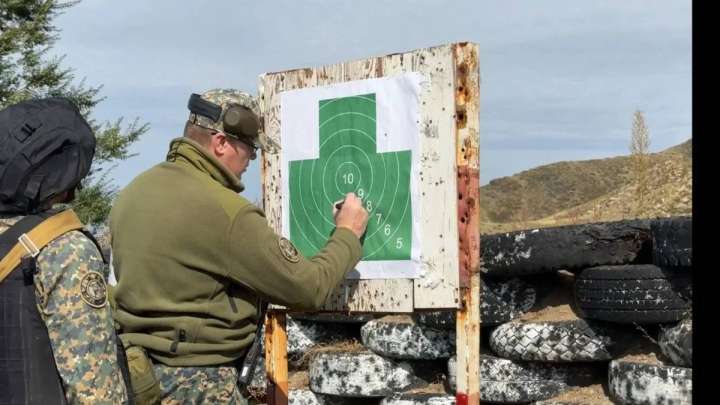 Ұлттық ұлан офицерлері Өскеменде жауынгерлік дайындықтан өтіп жатыр