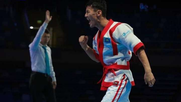 Жұмажан Қожамбеков – қазақ күресінен V Дүниежүзілік көшпенділер ойындарының чемпионы