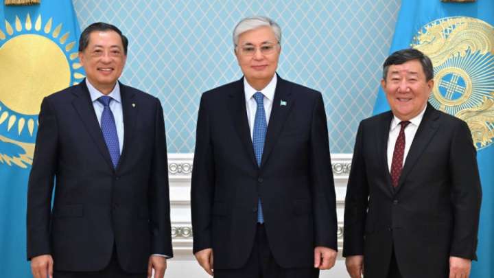 Қасым-Жомарт Тоқаев сингапурлық ірі компанияның төрағасы Вонг Хэн Файнды қабылдады