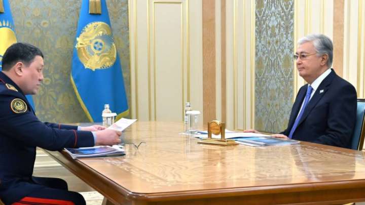 Президент Ішкі істер министрі Ержан Сәденовті қабылдады