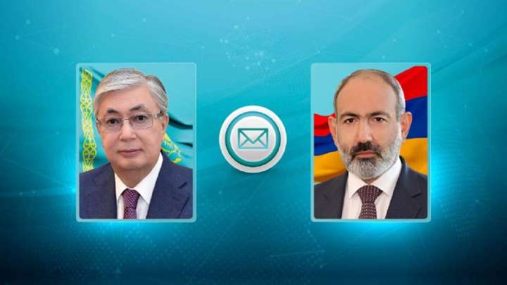 Қасым-Жомарт Тоқаев Никол Пашинянды Армения Республикасының Тәуелсіздік күнімен құттықтады