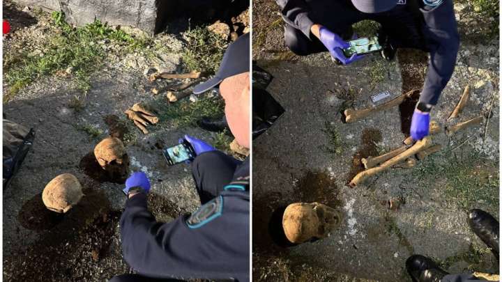 Алматыда ҰҚК Шекара академиясының аумағында адам сүйектері табылды