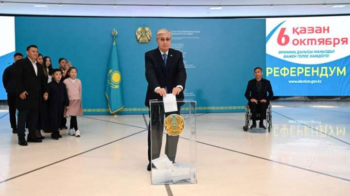 Референдум-2024: Президент дауыс берді