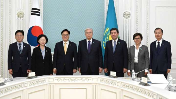 Мемлекет басшысы Корея Республикасы Ұлттық Ассамблеясының Төрағасы У Вон Шикпен кездесті