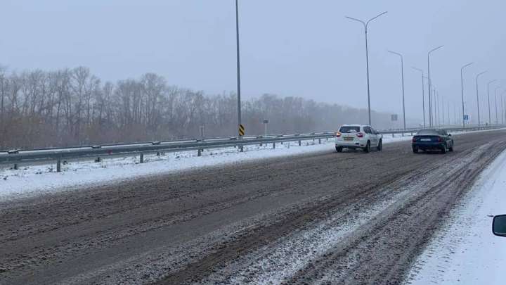 Қызылжарда қар жауып, боран соқты