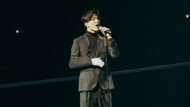 Димаш Құдайберген Алматыдағы теннис турнирінде өнер көрсетті