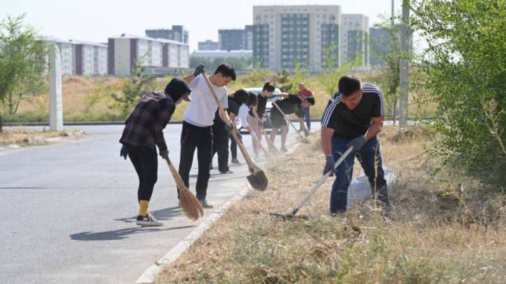 «Таза Қазақстан»: Шымкентте жоғары экологиялық мәдениет қалыптасқан