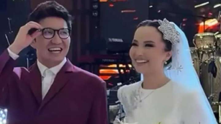 Айқын Төлепберген мен Жұлдыз Өмірғали үйлену тойын жасады