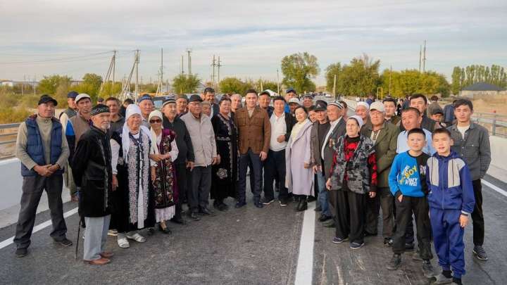 Жаңаталаптағы жаңа көпір қолданысқа берілді