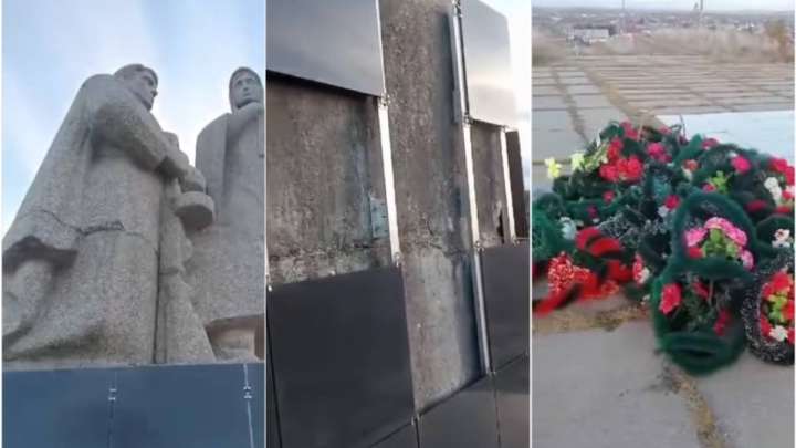 Зерендідегі соғыс жауынгерлеріне қойылған ескерткішті бүлдіріп кеткен