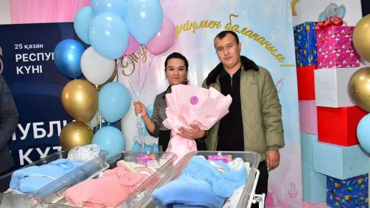 Түркістан облысында үшем дүниеге келді