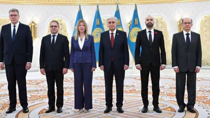 Президент бірнеше мемлекеттің елшісінен сенім грамоталарын қабылдады