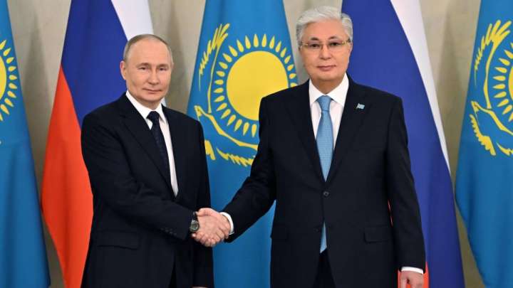 Тоқаев пен Путин шағын құрамда келіссөз жүргізді