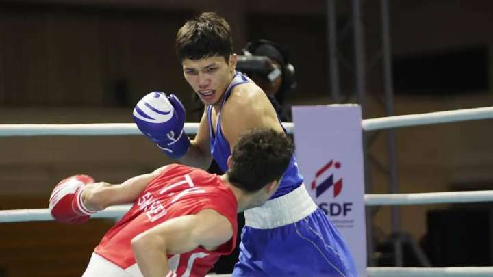 Боксшы Санжар Тәшкенбай Азия чемпионатының ширек финалына өтті