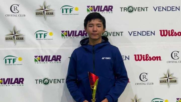 Үлкен теннис: Заңғар Нұрланұлы ITF J100 турнирінің чемпионы атанды