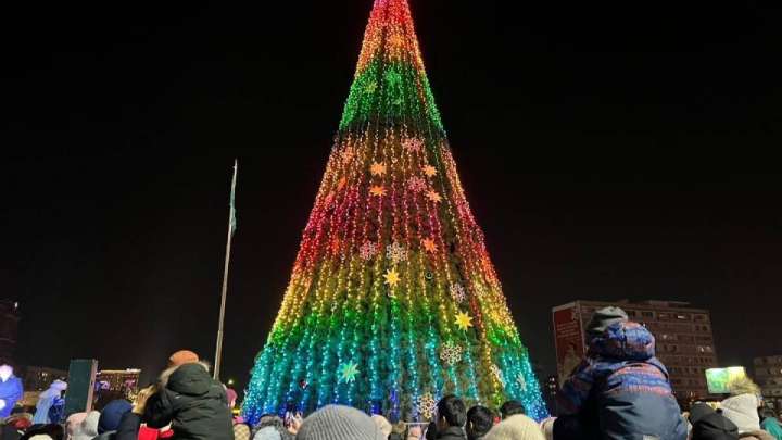 Ақтауда жаңа жылдық безендіруге  76 млн бөлінген