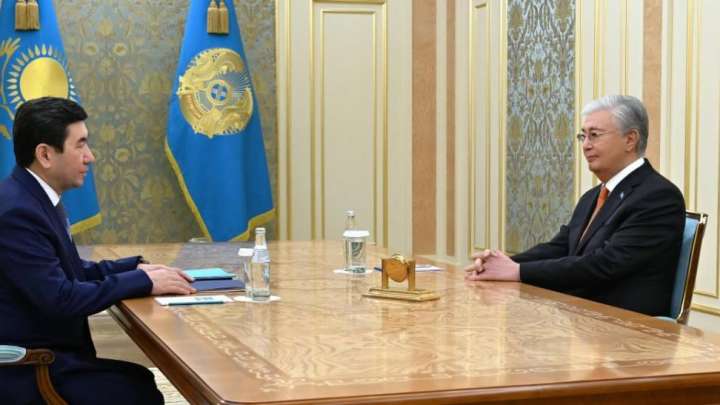 Тоқаев Мәжіліс төрағасы Ерлан Қошановты қабылдады