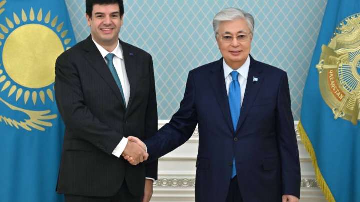 Мемлекет басшысы Euronews директорлар кеңесінің төрағасы Педро Варгас Давидті қабылдады