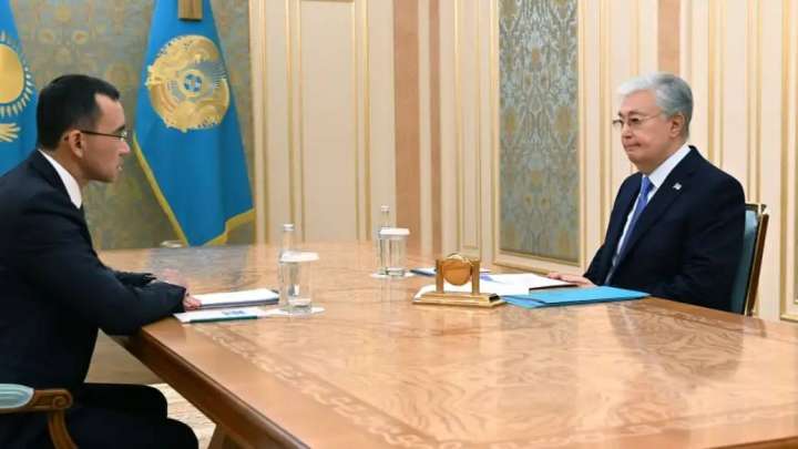 Президент Сенат төрағасы Мәулен Әшімбаевты қабылдады