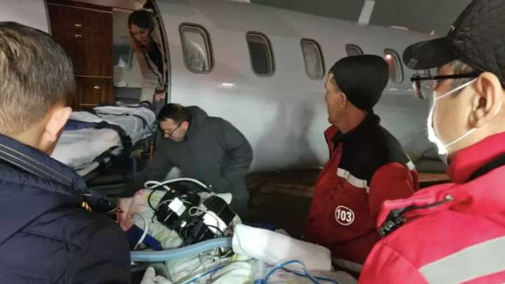 Ұшақ апатынан зардап шеккен соңғы науқастар өз еліне аттанды