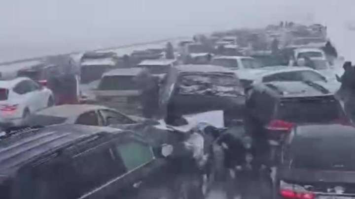 Астана-Щучинск тас жолында жаппай жол апаты болды