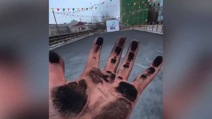 Сәтбаев қаласын қара қар басты