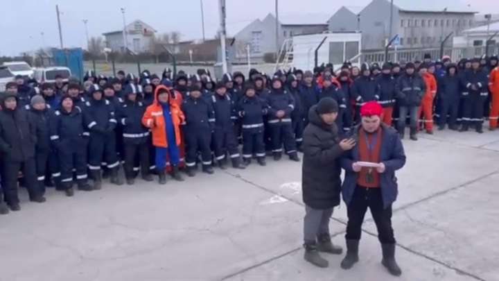 Қашаған мұнайшылары ереуілге шықты