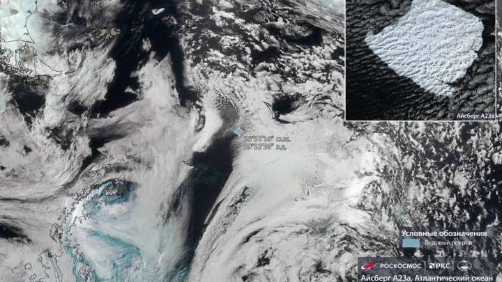 Әлемдегі ең үлкен айсберг аралға жақындап келеді