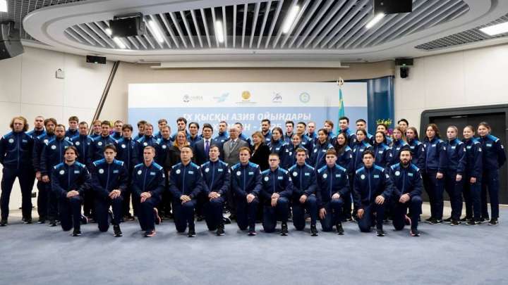 Астанада ел спортшыларын IX қысқы Азия ойындарына салтанатты түрде шығарып салды