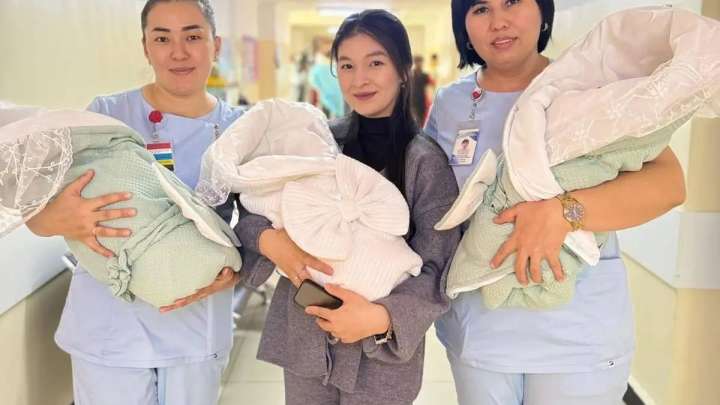 Шымкентте үшем дүниеге келді