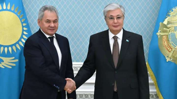 Қасым-Жомарт Тоқаев  Ресей Қауіпсіздік Кеңесінің хатшысы Сергей Шойгуды қабылдады