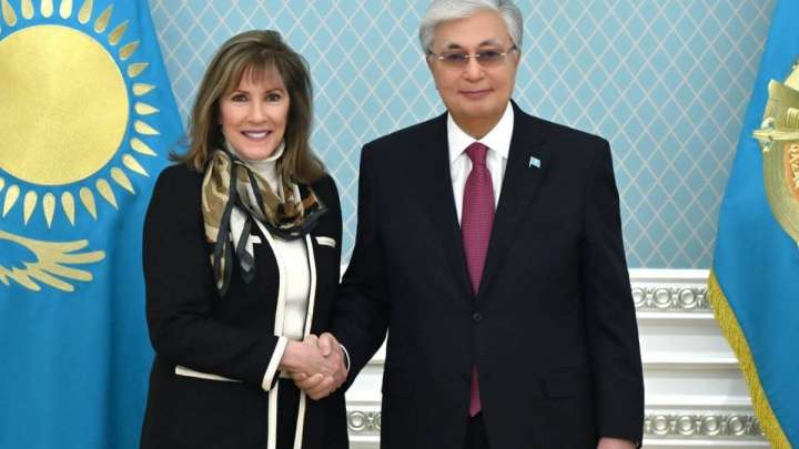 Мемлекет басшысы IАСА президенті Памела Харристі қабылдады