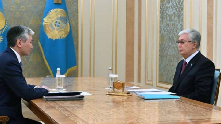 Президент Ұлытау облысының әкімін қабылдады