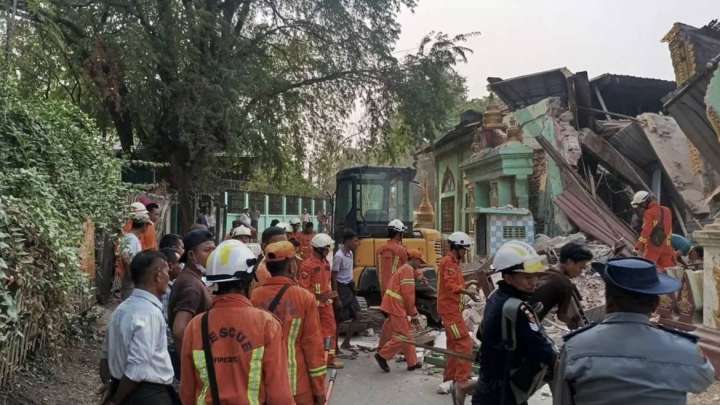 Мьянмадағы жер сілкінісі кезінде қаза тапқандар саны көбейді
