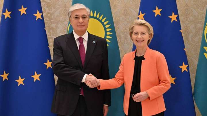 Тоқаев Еуропа одағының басшылығымен кездесті