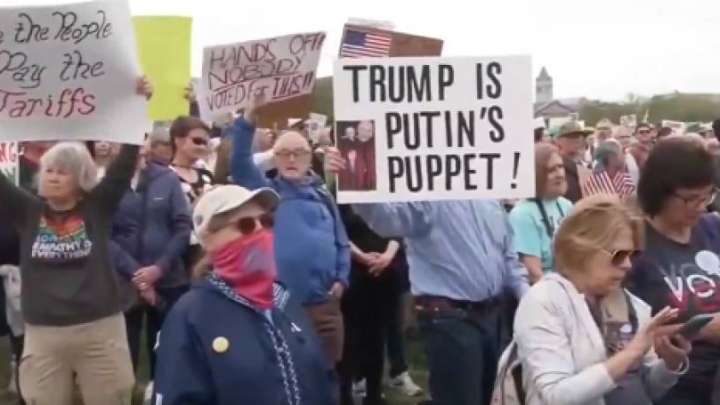 АҚШ қалаларында Трампқа қарсы ереуілдер өтіп жатыр