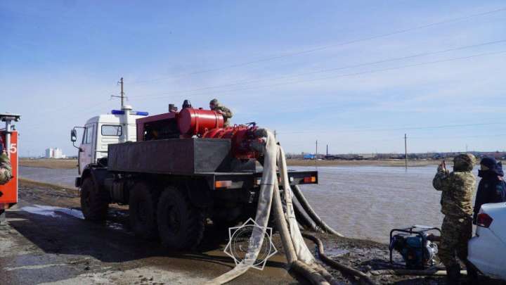 Су тасқыны қаупі. Ақмола облысында 80 шақырым жол жабылды