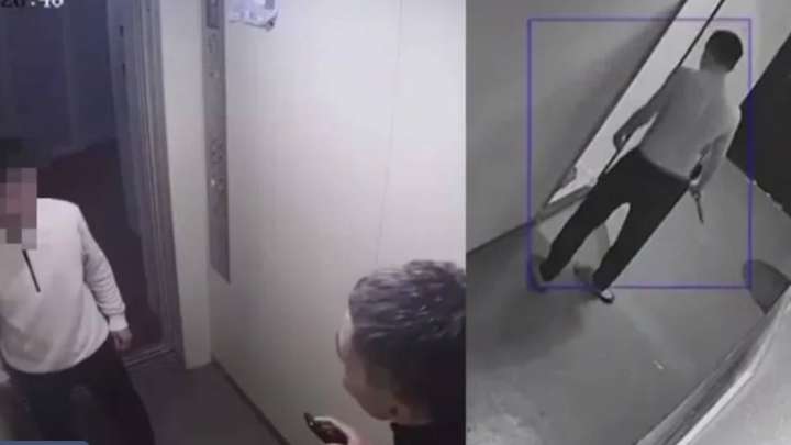 Лифтіде пышақпен жүрген ер адам тұрғындарды шошытты