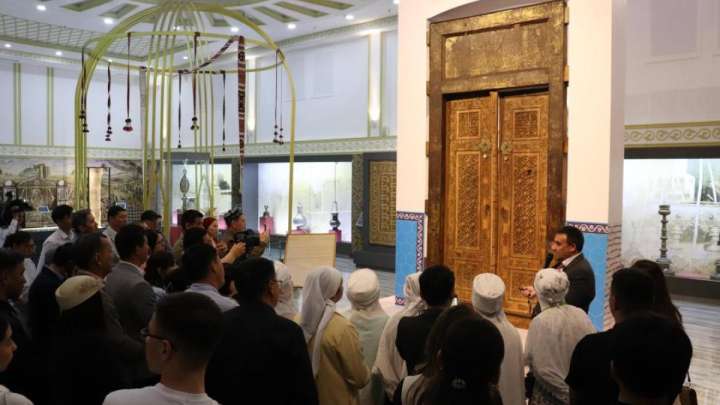 Қожа Ахмет Ясауи кесенесіндегі қабірхана есігі көпшілікке қайта қойылды