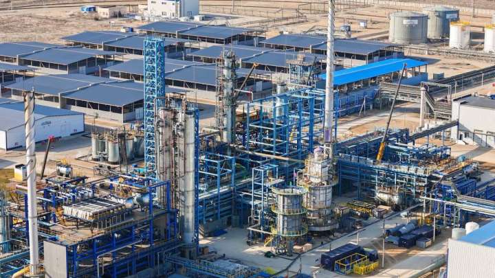 Ақтаудағы Caspi Bitum зауытында битумның бірінші партиясы алынды