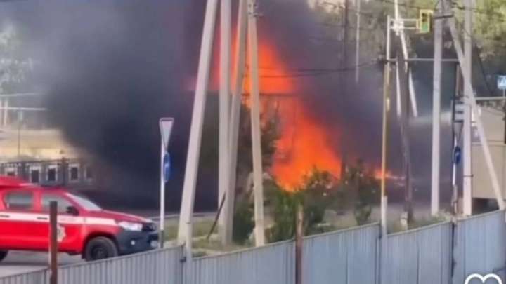 Шымкентте 5 тонна сіріңке өртеніп кетті