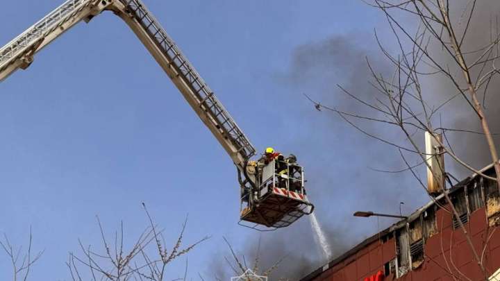 Астанада базардан шыққан өрт оқшауланды