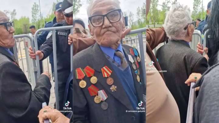 Астанада тыл ардагері парадқа кіре алмаған