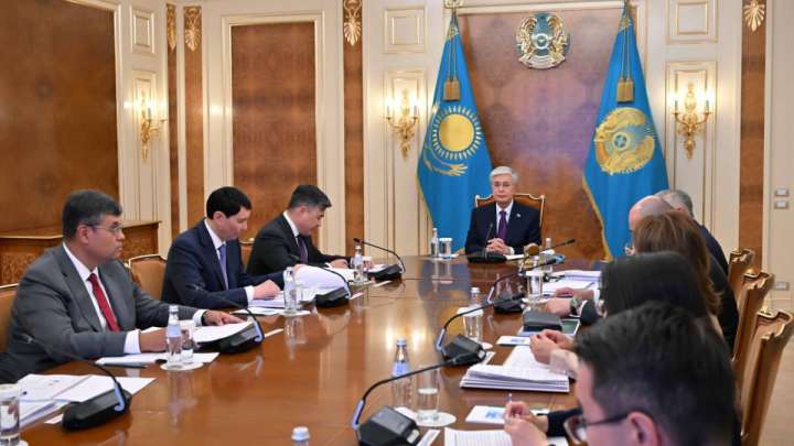 Ұлттық банк өкілдері Тоқаев алдында есеп берді