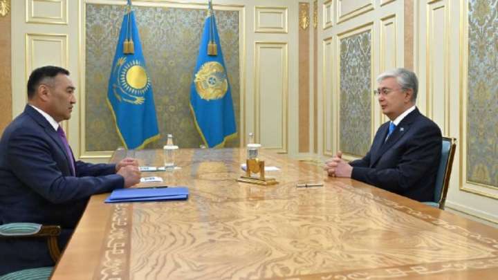 Президент ҰҚК төрағасы Ермек Сағымбаевты қабылдады